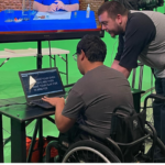 Students collaborating on a digital media project at JDS Creative Academy, learning video production and creative storytelling