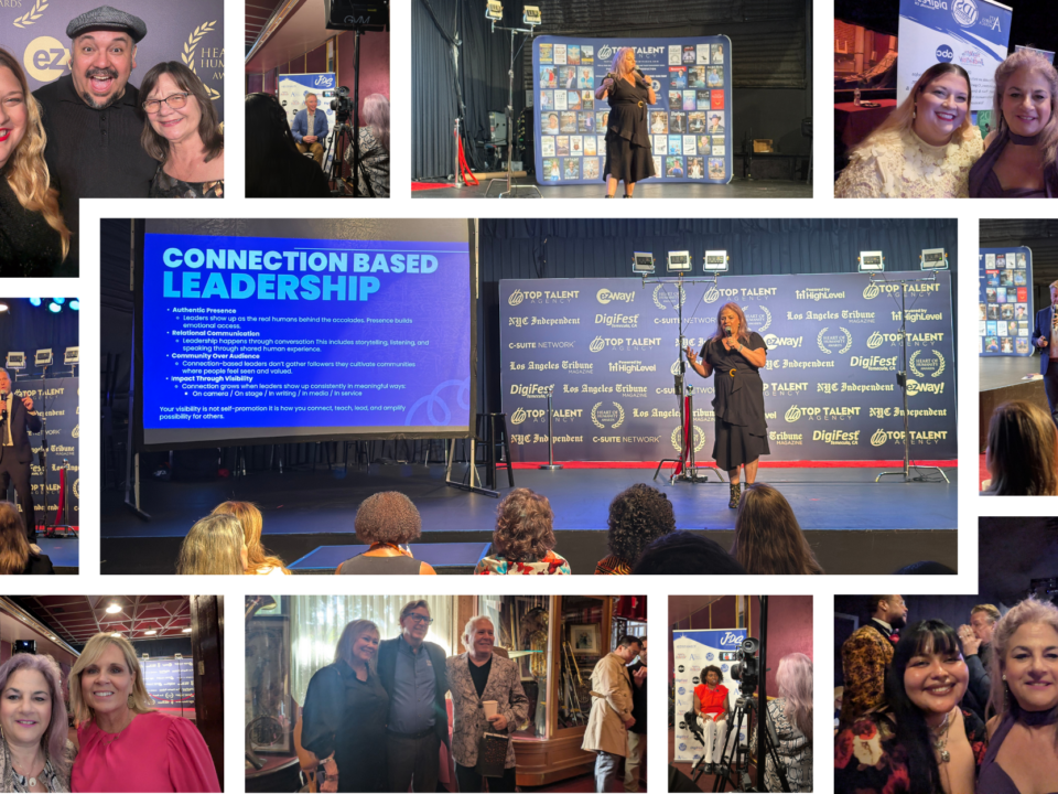 JDS Creative Academy team attending the Top Talent Hollywood Conference with Diane Strand presenting on creative entrepreneurship