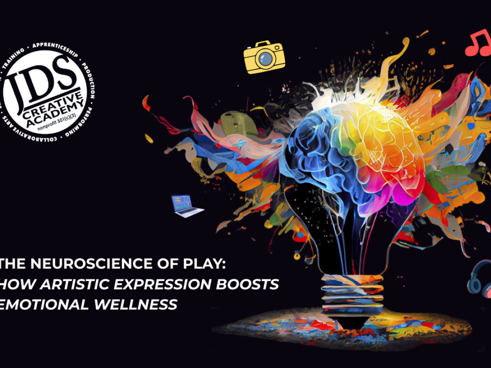 Students at JDS Creative Academy engaging in visual performing and digital arts classes to enhance creativity and emotional wellness