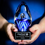 Creatives networking and presenting their projects at 𝑫𝒊𝒈𝒊𝑭𝒆𝒔𝒕® Awards Weekend