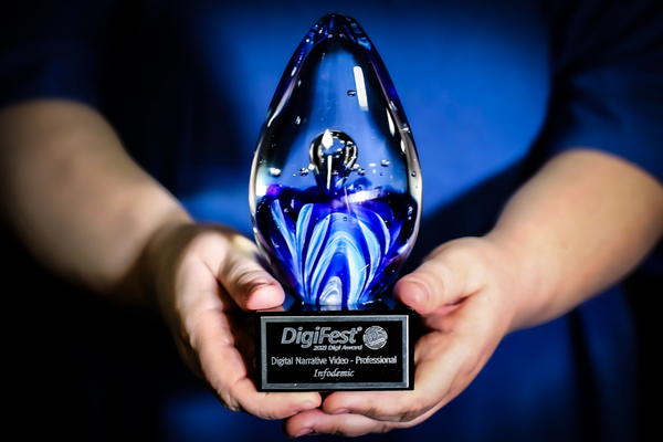 Creatives networking and presenting their projects at 𝑫𝒊𝒈𝒊𝑭𝒆𝒔𝒕® Awards Weekend